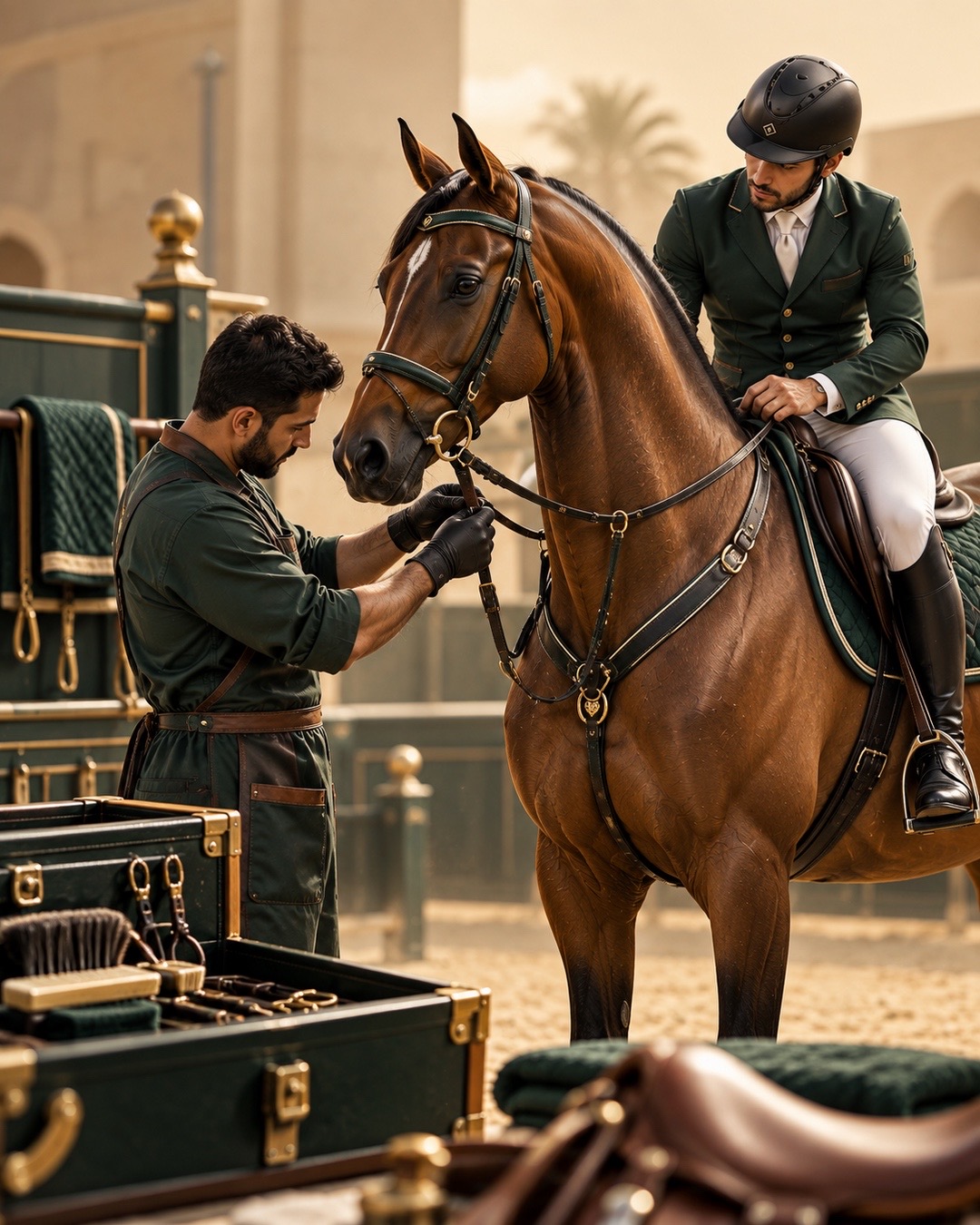 ترميم العدة للفارس و الخيل
