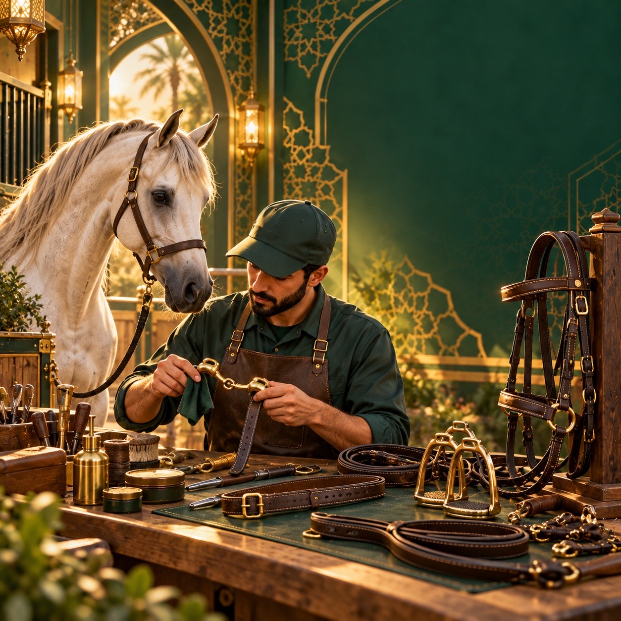 ترميم العدة للفارس و الخيل